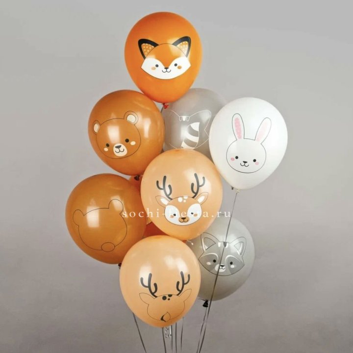 Воздушный шар "Животные" в Братске
