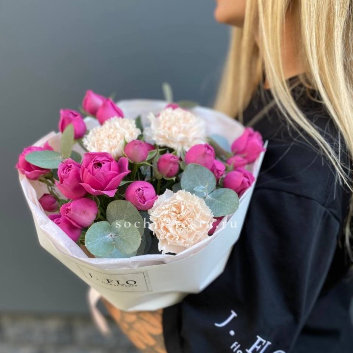 Букет с мисти бабблс №2 в Братске