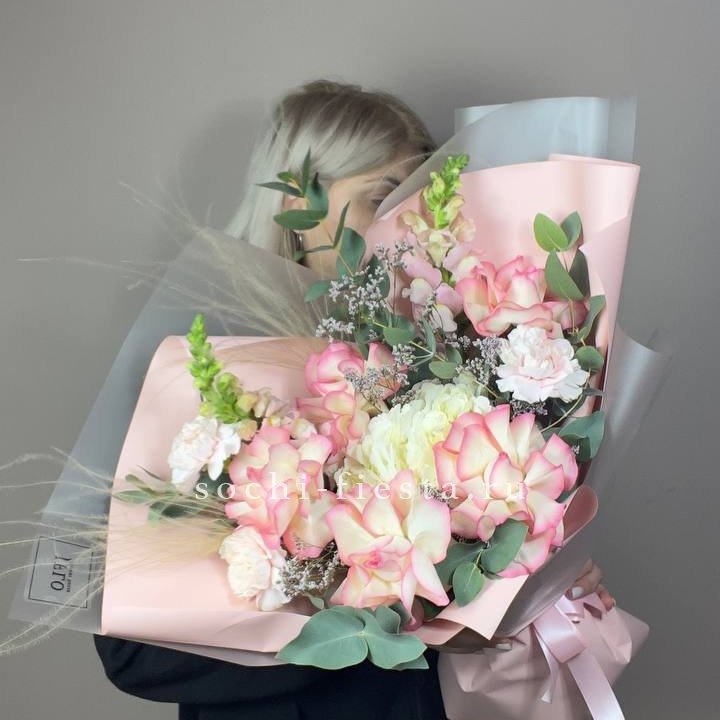  Букет  "Закат для неё" в Братске