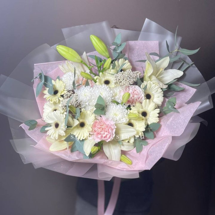 Букет "Нежная савана" в Братске