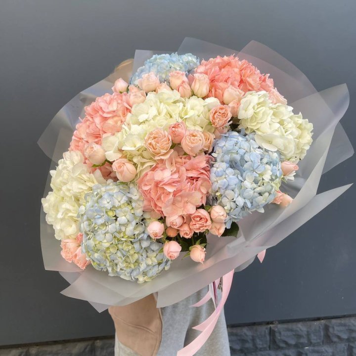 Дуо гортензии и бомбастик в Братске