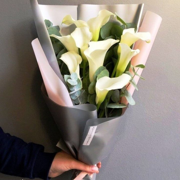 Каллы с эвкалиптом в Братске