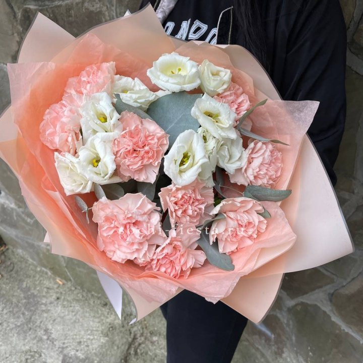  Букет диантусов "Пич" в Братске