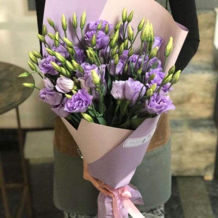 Букет эустом "Лило" в Братске