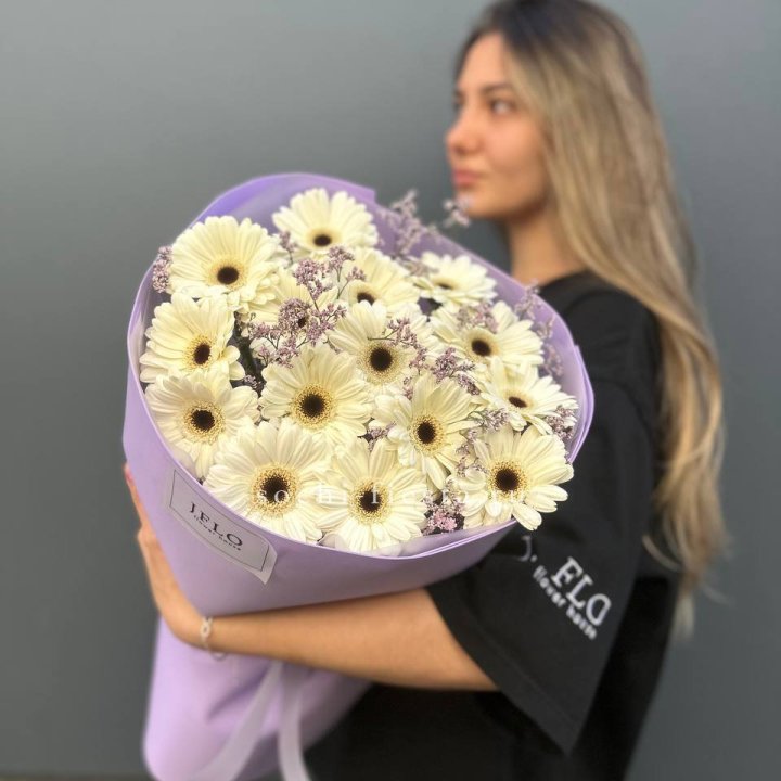 Букет голландских гербер "Лавандер" в Братске