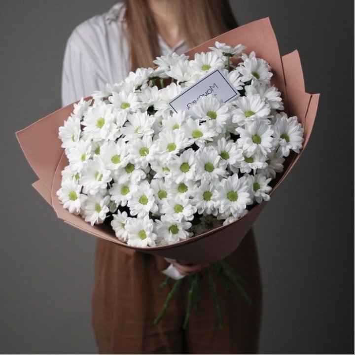 Хризантемы в крафте в Братске