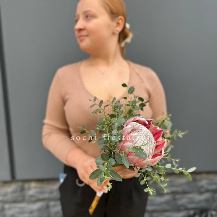 Свадебный букет "Протея" в Братске