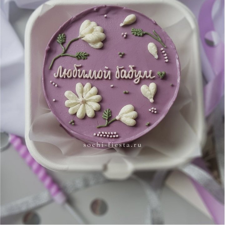 Бенто-торт "Любимой бабуле" в Братске