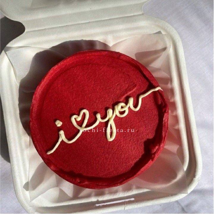 Бенто-торт "Я тебя люблю бесконечно" в Братске