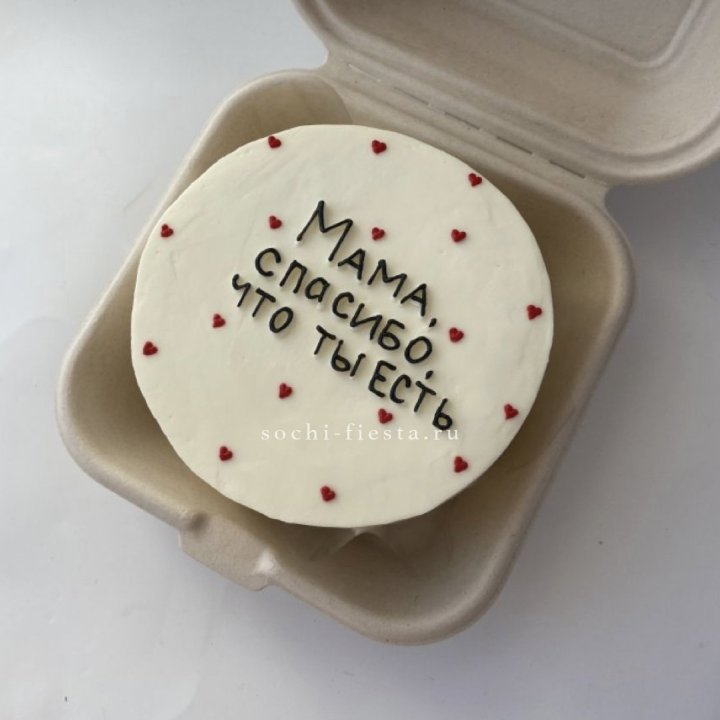 Бенто-торт "Мама спасибо что ты есть" в Братске