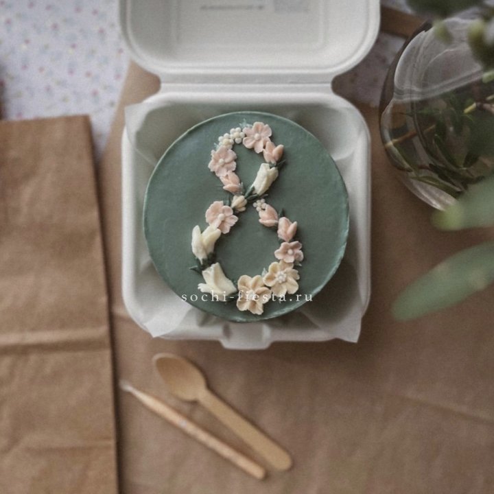 Бенто-торт "8 марта" green  в Братске