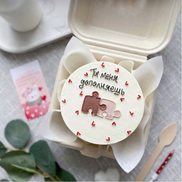 Бенто-торт "ТЫ меня дополняешь"  в Братске