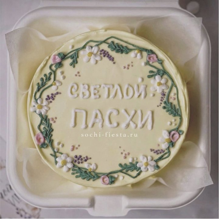 Бенто-торт "Светлой Пасхи" 2 в Братске