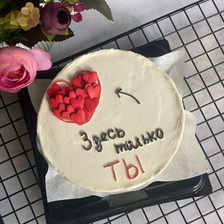 Бенто-торт "В моем сердце только ты"  в Братске