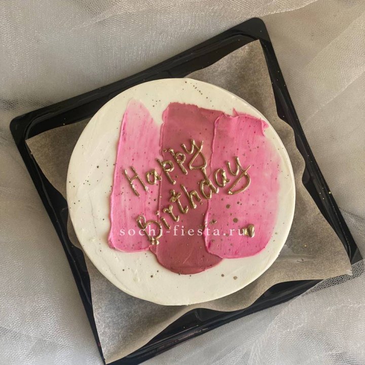 Бенто-торт "С днём рождения" пастель в Братске