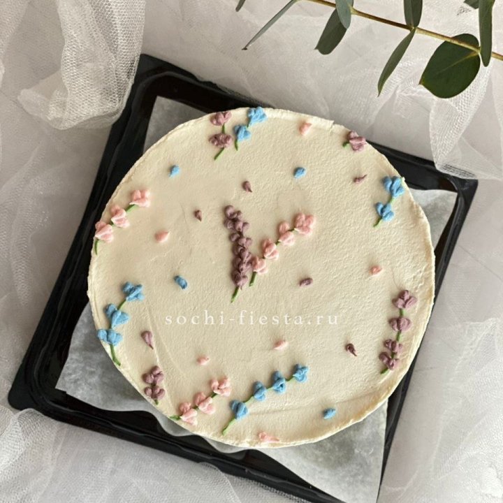 Бенто-торт "Лаванда" в Братске