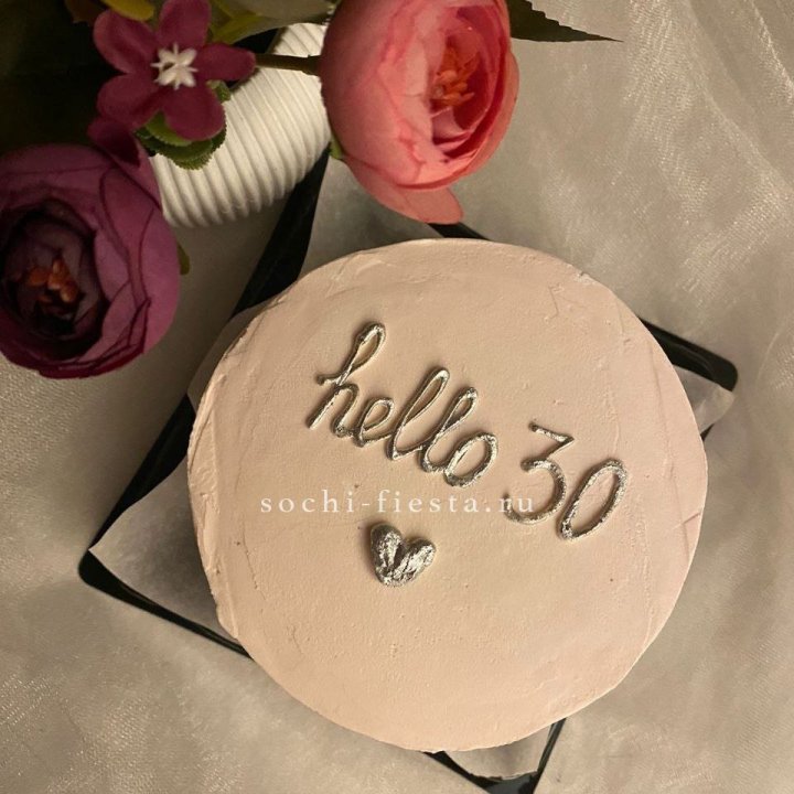 Бенто-торт "Привет" в Братске