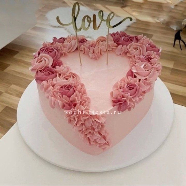 Торт "Сердце" 10 в Братске