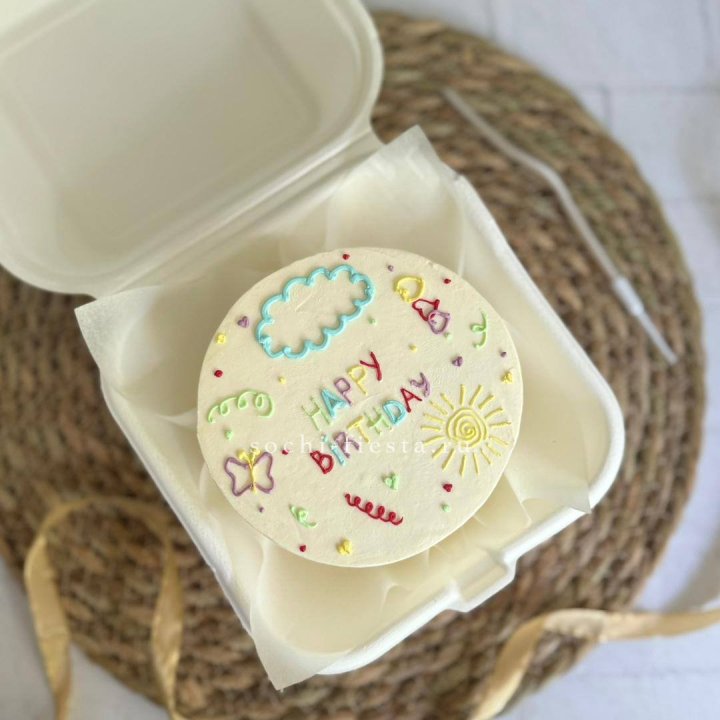 Бенто-торт "С днем рождения!"  в Братске