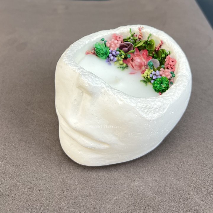 Свеча ароматическая в гипсе  в Братске