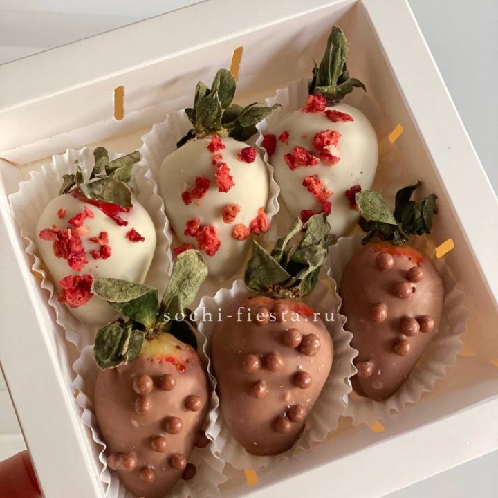Клубника в шоколаде 6 ягод в Братске