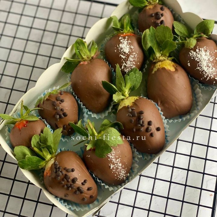 Клубника в шоколаде 10 ягод в Братске