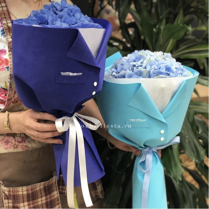Букет с гортензией с пиджаком в Братске