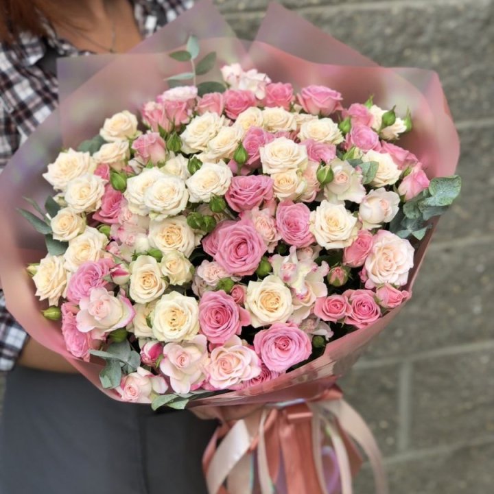 21 кустовая роза в Братске