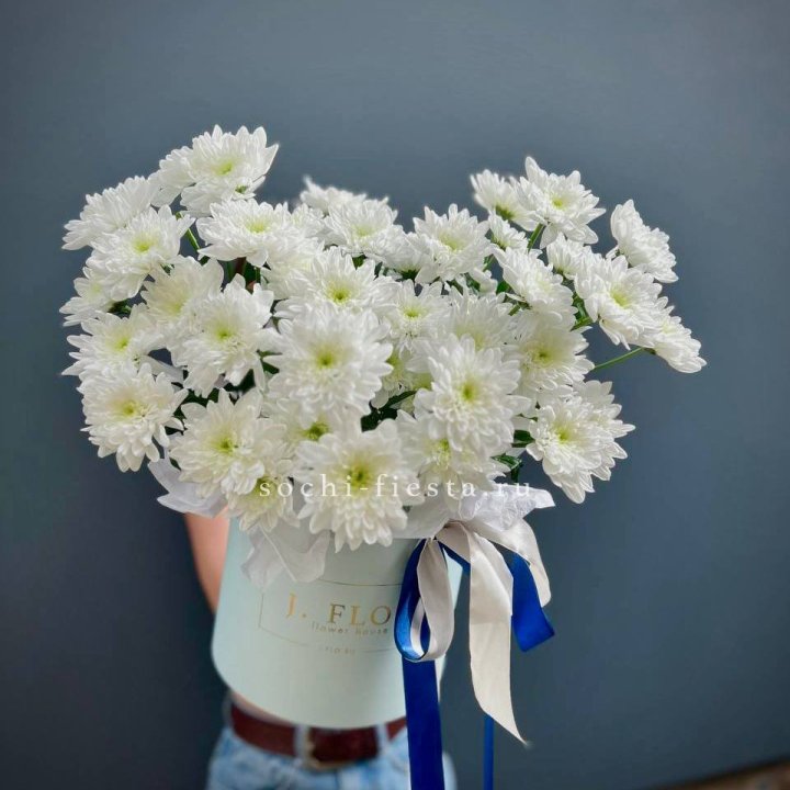 Коробка с хризантемами №3 в Братске