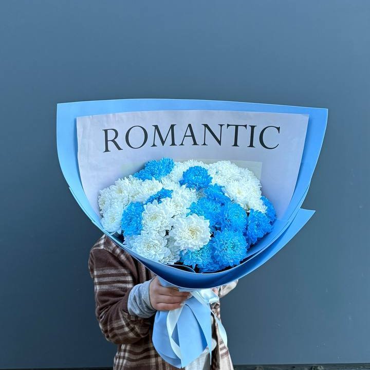 Дуо хризантем в Братске