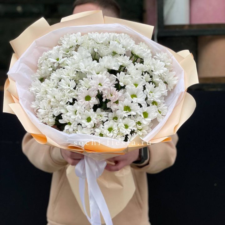  Букет хризантем в Братске