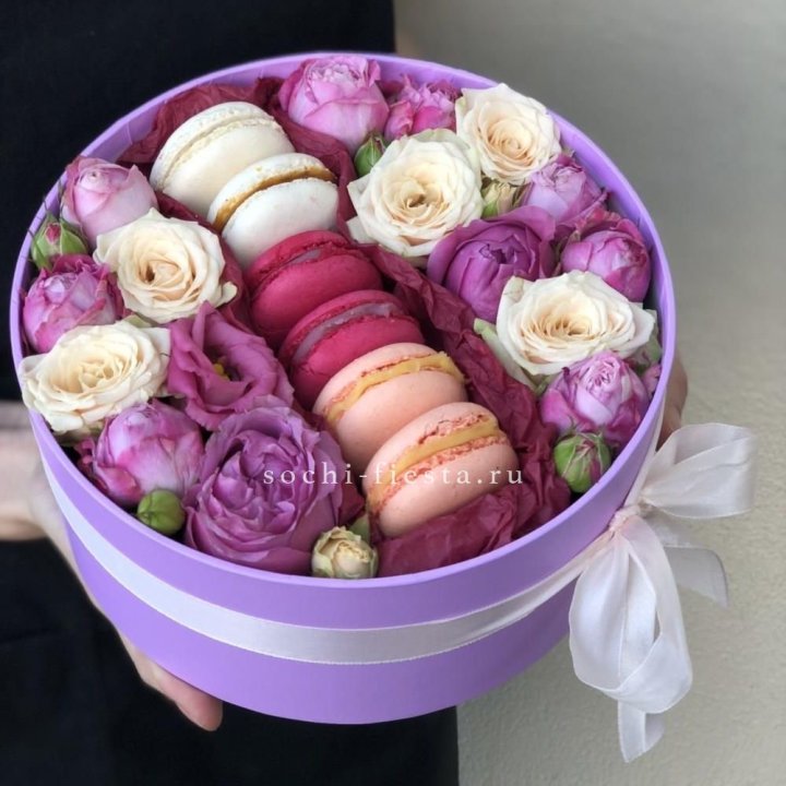 Цветочный бокс "Лаванди" в Братске