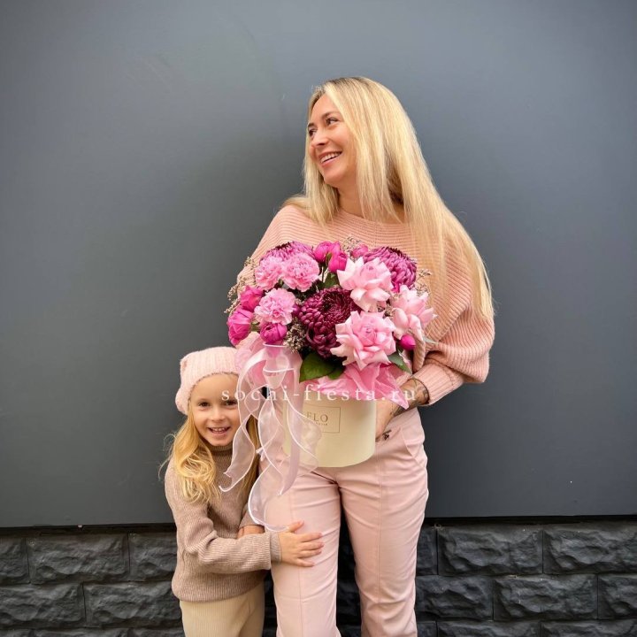 Цветочный бокс "Альба" в Братске