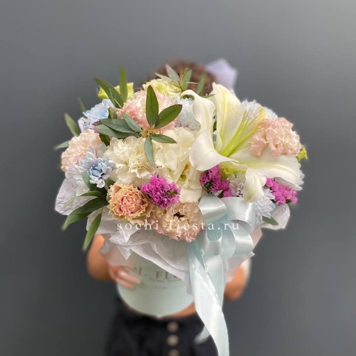 Дизайнерский цилиндр "Лилия" в Братске