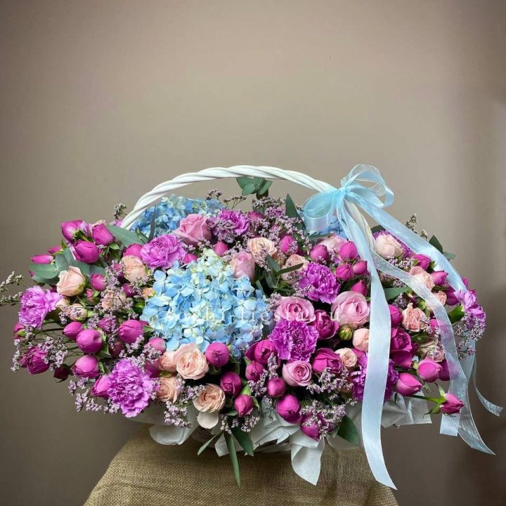 Авторская корзина "Лавандерия" в Братске