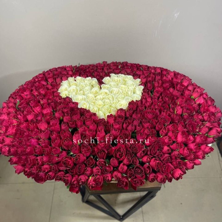501 роза в корзине в Братске