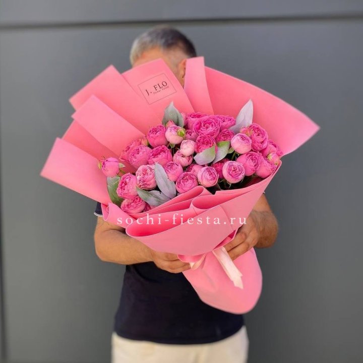 Пионовидные розы баблс №2 в Братске