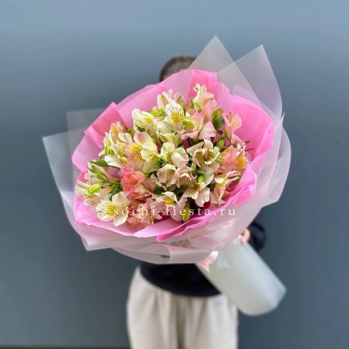 букет альстромерий "Черри" в Братске