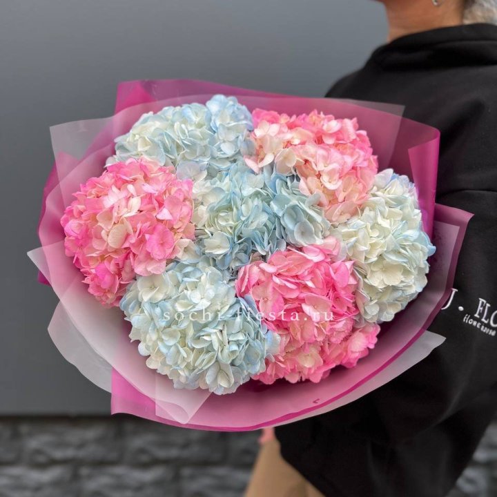 Букет гортензий "Тоника №2" в Братске