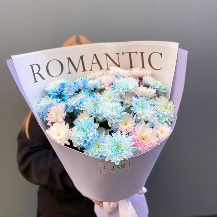 Букет кустовых хризантем в Братске