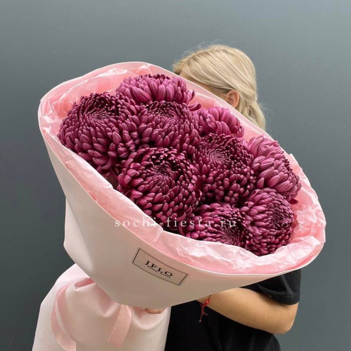 9 хризантем бигуди в Братске