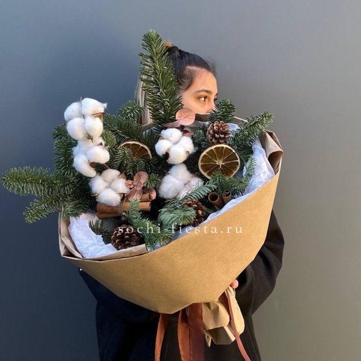 Зимний букет с нобилисом в Братске