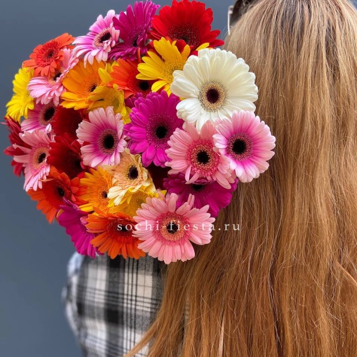 Охапка гербер  в Братске