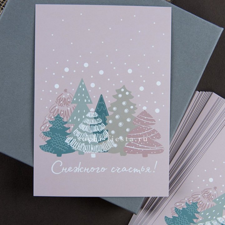 Открытка к букету "Снежного счастья" в Братске