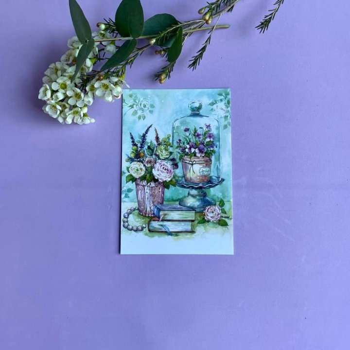 Открытка к букету "Книги" в Братске