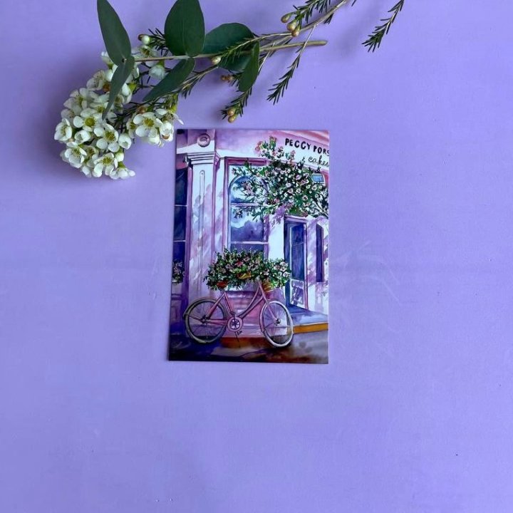 Открытка к букету "Розовый" в Братске