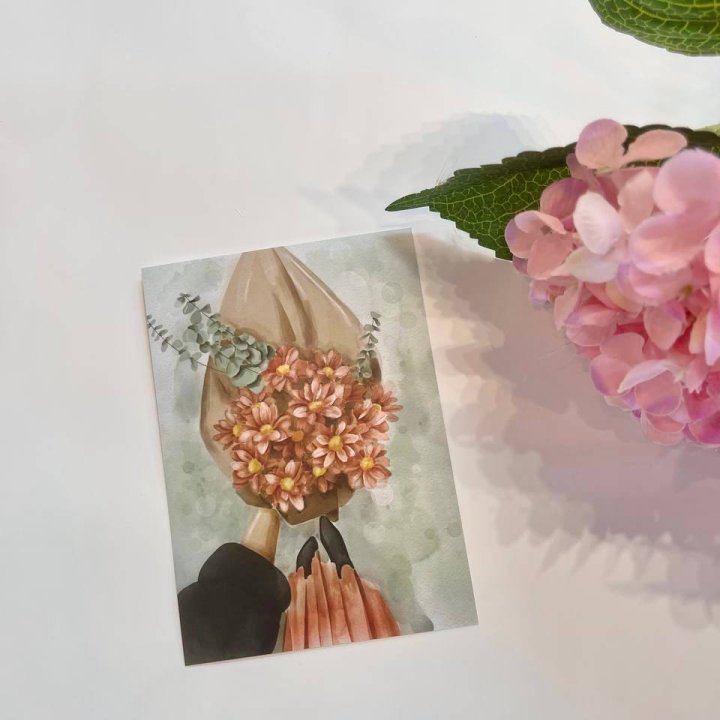 Открытка к букету "Букет" в Братске