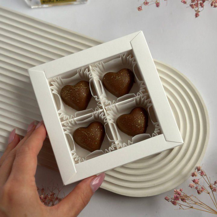 Бельгийский шоколад сердца в Братске