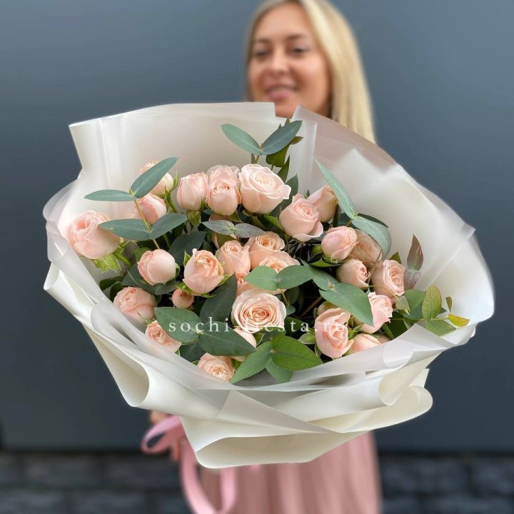 Букет кустовых роз "Фреш" в Братске