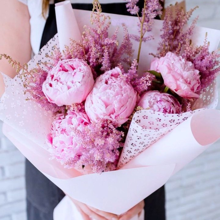 Букет пионов "Мелиса" в Братске
